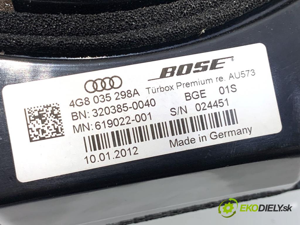 AUDI A7 4G liftback 2012 230 kW 3.0 TDI quattro 2967 reproduktory 4G8035297A 4G8035298A