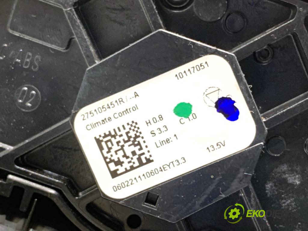 DACIA DUSTER SUV 2021 85 kW 1.5 dCi 115 (HMAD) 1461 Panel ovládania kúrenia 275105451R (Prepínacie páčky pod volantom)