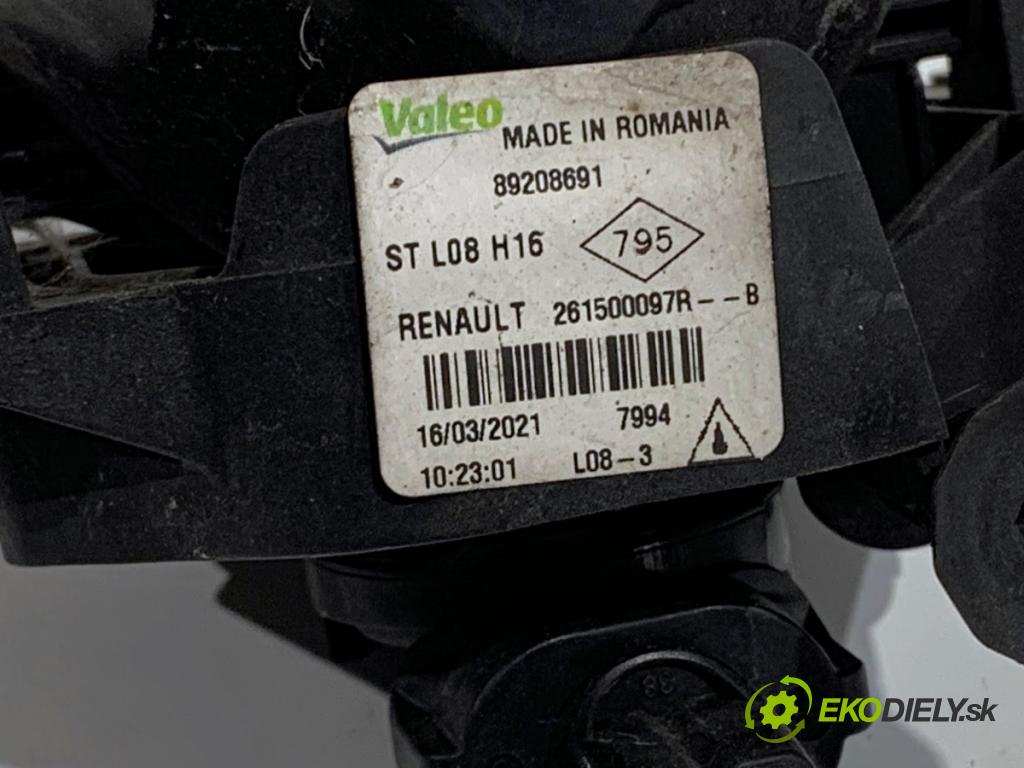 DACIA DUSTER SUV 2021 85 kW 1.5 dCi 115 (HMAD) 1461 Hmlové svetlo, hmlovka ľavy predný 261500097R
