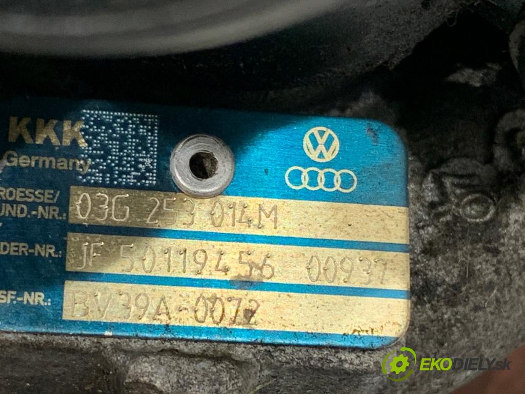 VW GOLF V Kombi 2007 77 kW 1.9 TDI 1896 turbo 03G253014M (Kompletní turbodmychadlo)