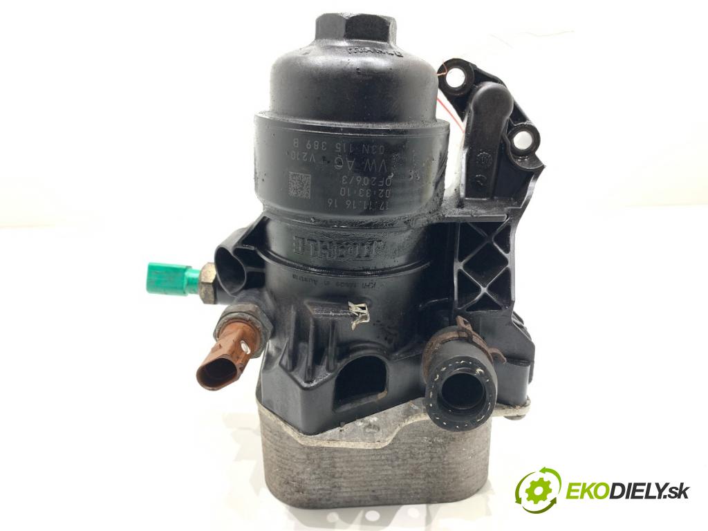 VW GOLF VII liftback 2016 81 kW 1.6 TDI 1598 Obal filtra oleja 03N117021 03N115389B (Obal olejového filtra)