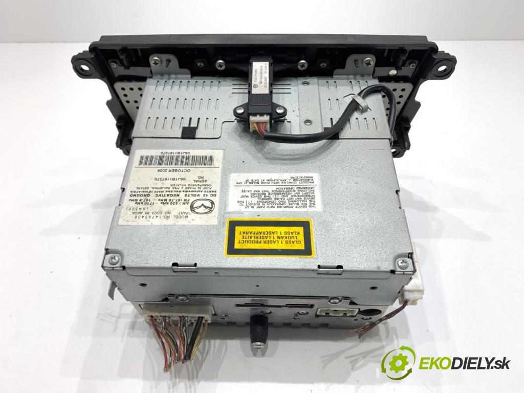 MAZDA CX-7 SUV 2007 191 kW 2.3 MZR DISI Turbo AWD (ER3P) 2261 RADIO EG2366AR0A (Audio zariadenie)