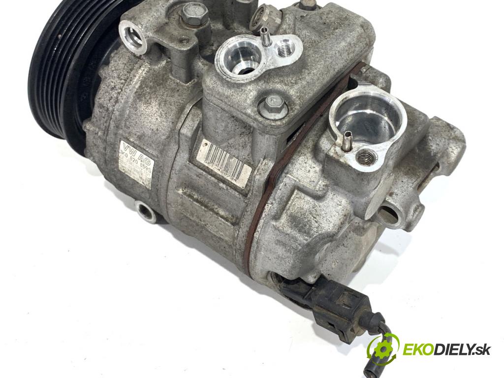 VW CC B7 coupe 2013 147 kW 2.0 TFSI 1984 kompresor klimatizace 1K0820859S (Kompresor klimatizace)