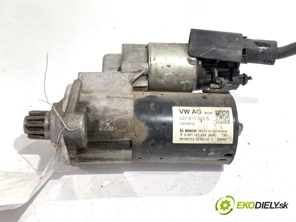 VW CC B7 coupe 2013 147 kW 2.0 TFSI 1984 startér 02E911023S (Startér)