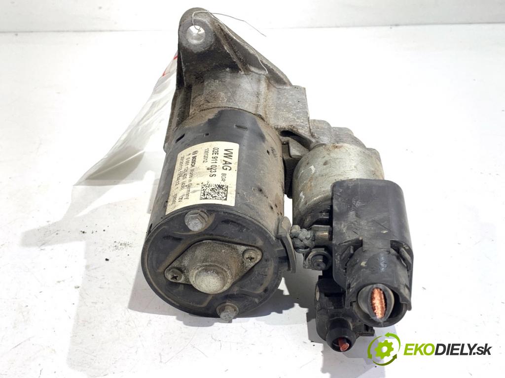 VW CC B7 coupe 2013 147 kW 2.0 TFSI 1984 startér 02E911023S (Startér)