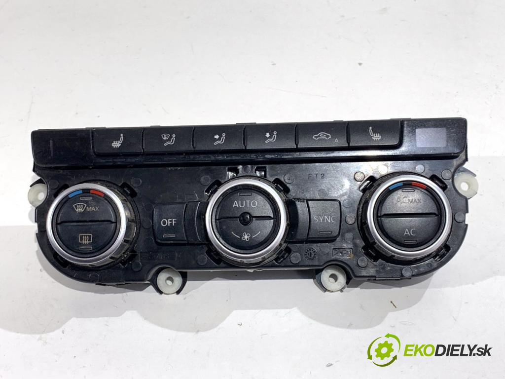 VW CC B7 coupe 2013 147 kW 2.0 TFSI 1984 Panel ovládania kúrenia 3AA907044J (Prepínacie páčky pod volantom)