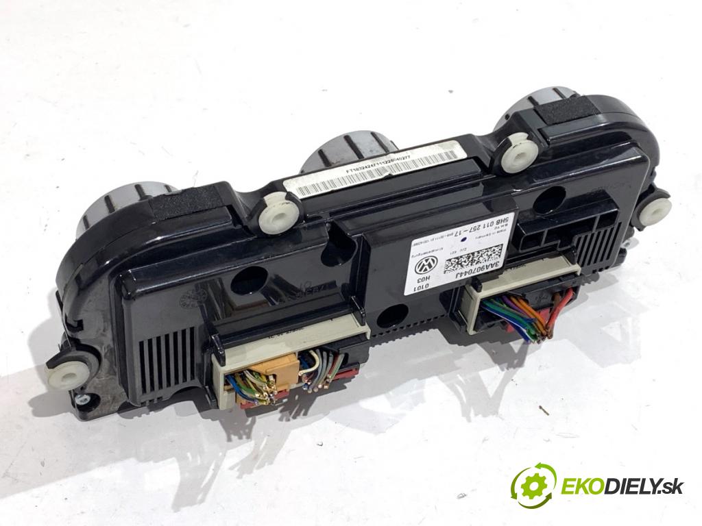 VW CC B7 coupe 2013 147 kW 2.0 TFSI 1984 Panel ovládania kúrenia 3AA907044J (Prepínacie páčky pod volantom)