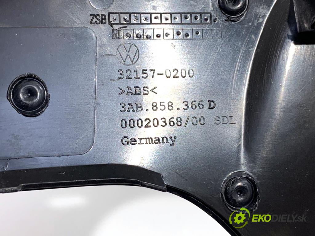 VW CC B7 coupe 2013 147 kW 2.0 TFSI 1984 lišty kryt 3AB858366D (Lišta)