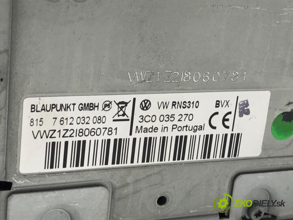 VW CC B7 coupe 2013 147 kW 2.0 TFSI 1984 RADIO 3C0035270 (Audio zařízení)