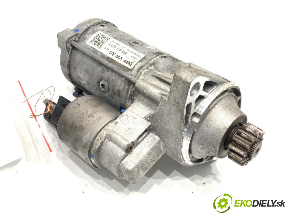 VW GOLF VII liftback 2014 135 kW 2.0 GTD 1968 startér 02E911023T (Startér)