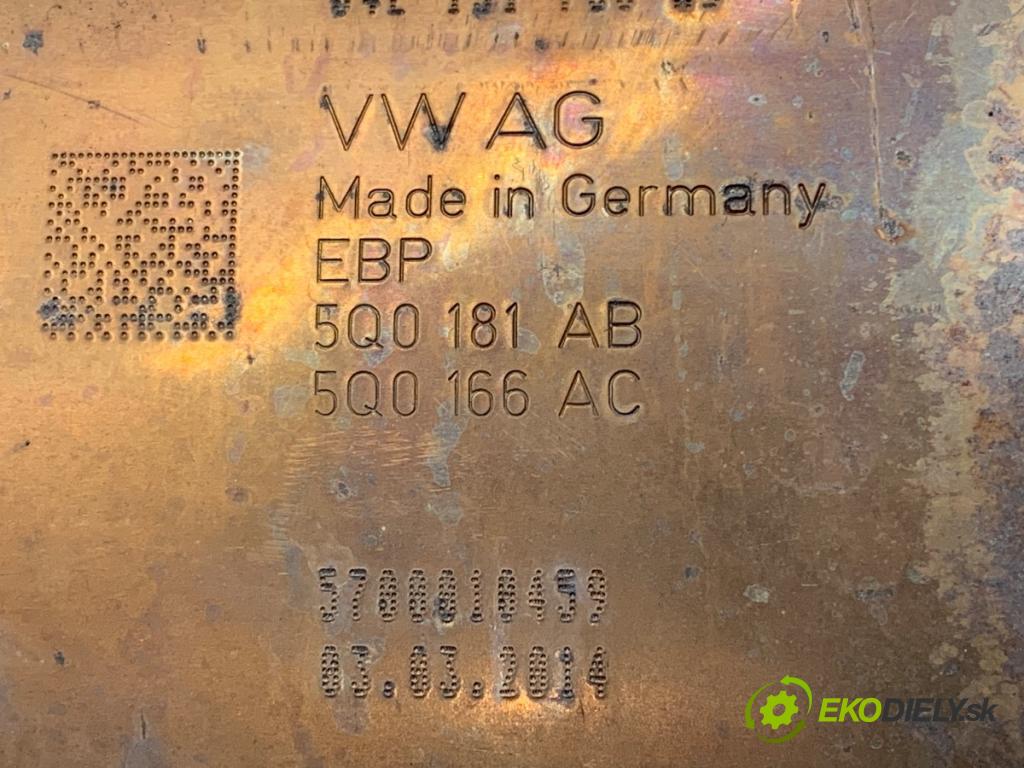 VW GOLF VII liftback 2014 135 kW 2.0 GTD 1968 katalyzátor 5Q0181AB