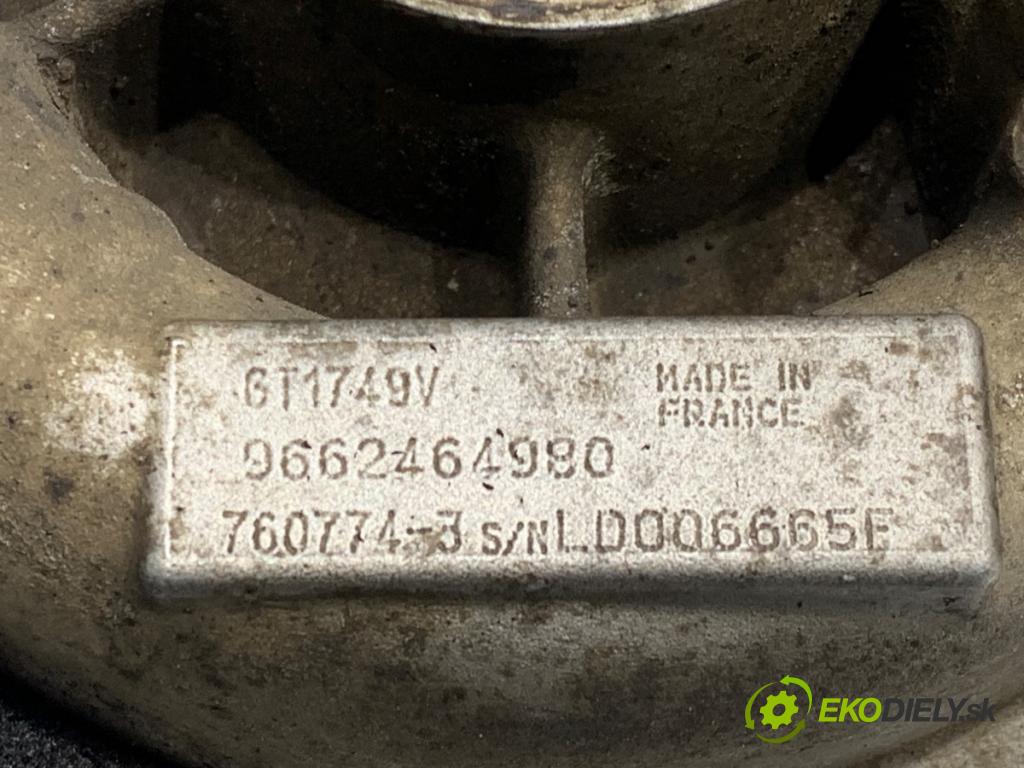 VOLVO V50 Kombi 2005 100 kW 2.0 D 1998 turbo 9662464980 (Kompletní turbodmychadlo)