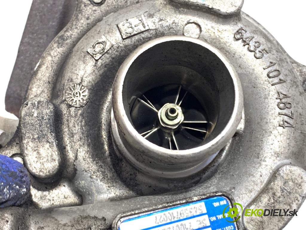 FIAT DOBLO II Nadwozie pełne/minivan 2016 66 kW 1.3 D Multijet 1248 Turbodúchadlo,turbo 55225439 (Turbodúchadlo (kompletné))