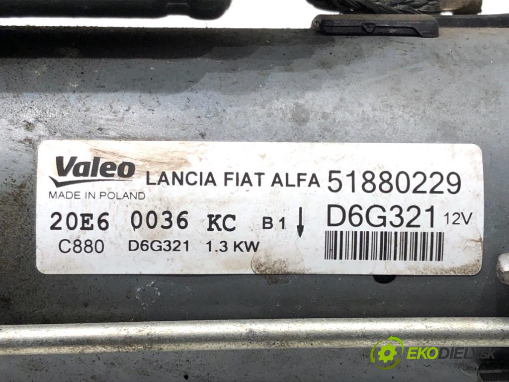 FIAT DOBLO II Nadwozie pełne/minivan 2016 66 kW 1.3 D Multijet 1248 startér 51880229 (Startér)