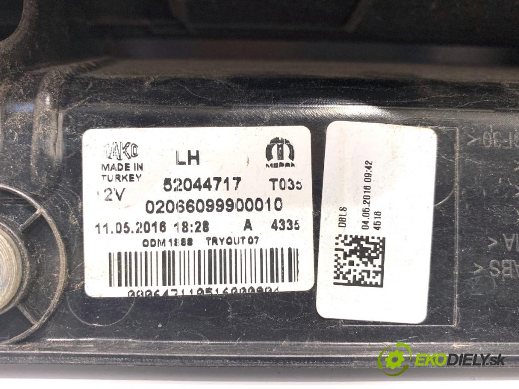 FIAT DOBLO II Nadwozie pełne/minivan 2016 66 kW 1.3 D Multijet 1248 světlo levý zadní část 52044717