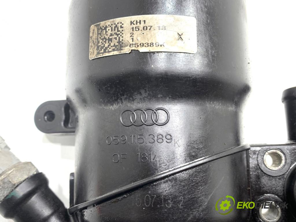 AUDI A6 C7 sedan 2013 150 kW 3.0 TDI quattro 2967 Obal filtra oleja 059115389K (Obal olejového filtra)