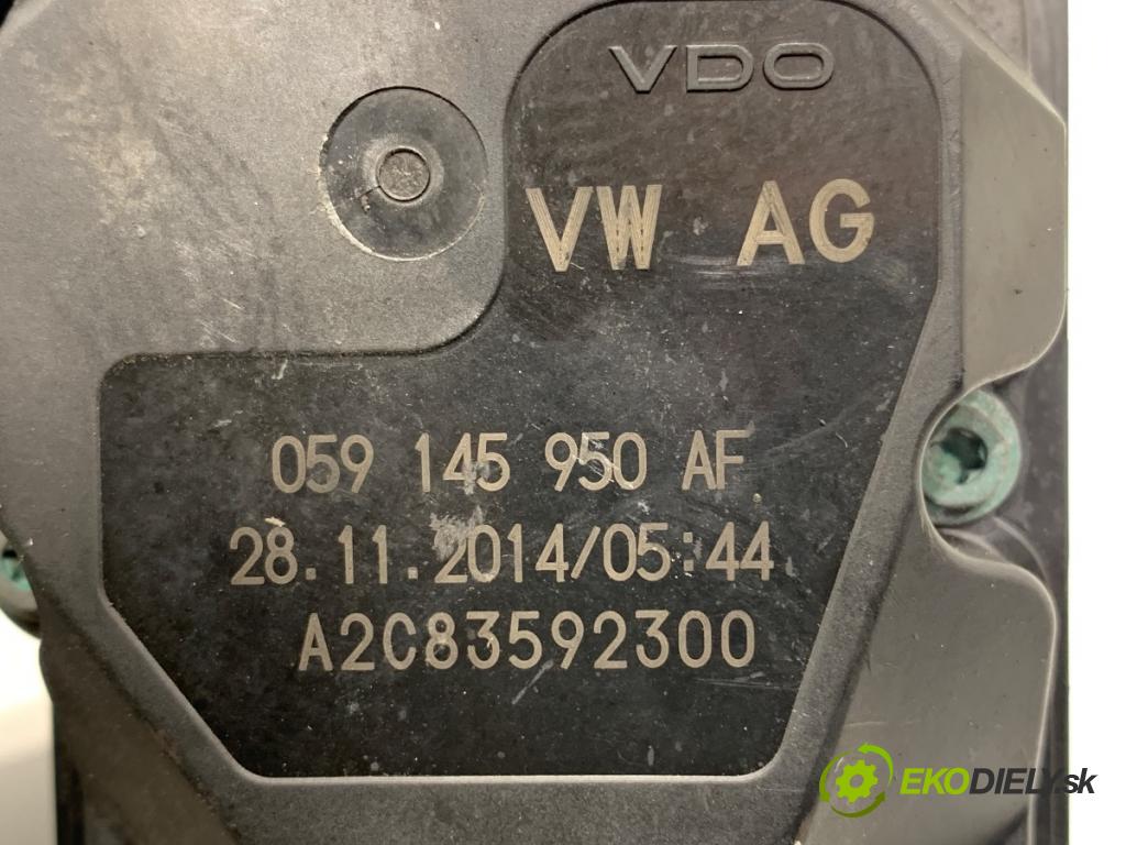 AUDI A6 C7 sedan 2013 150 kW 3.0 TDI quattro 2967 Škrtiaca klapka 059145950AF (Škrtiaca klapka)