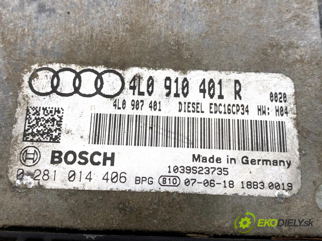AUDI Q7 4L SUV 2007 171 kW 3.0 TDI quattro 2967 riadiaca jednotka Motor 4L0910401R (Riadiaca jednotka)
