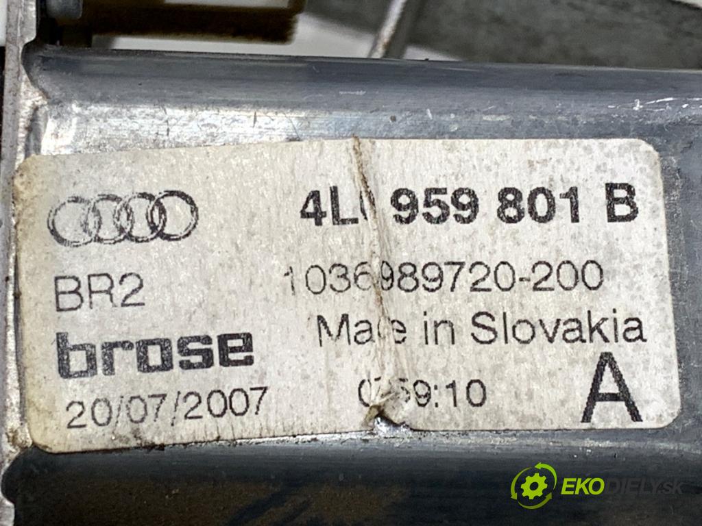 AUDI Q7 4L SUV 2007 171 kW 3.0 TDI quattro 2967 Mechanizmus okna ľavy predný 4L0959801B
