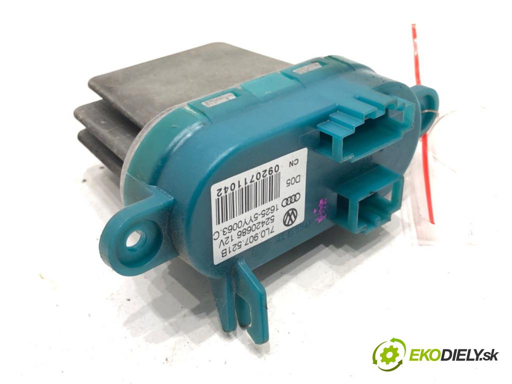 AUDI Q7 4L SUV 2007 171 kW 3.0 TDI quattro 2967 odpor rezistor topení vzduchu 7L0907521B (Odpor topení)