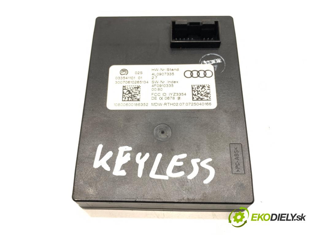 AUDI Q7 4L SUV 2007 171 kW 3.0 TDI quattro 2967 Modul KEYLESS 4F0910335