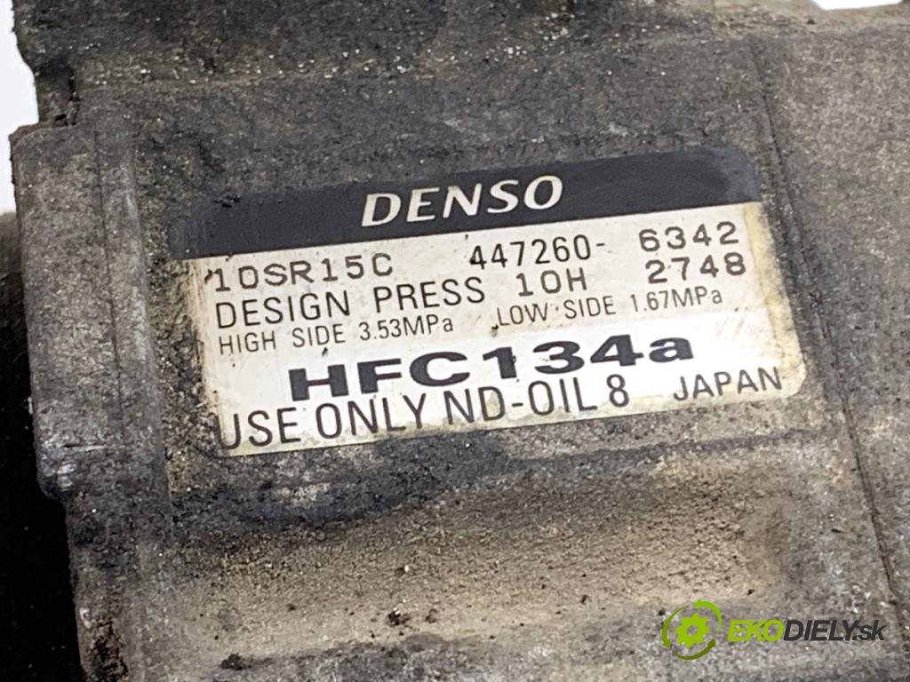 HONDA CR-V III SUV 2007 103 kW 2.2 i-CTDi 4WD (RE6) 2204 Kompresor klimatizácie 447260-6342 (Kompresor klimatizácie)