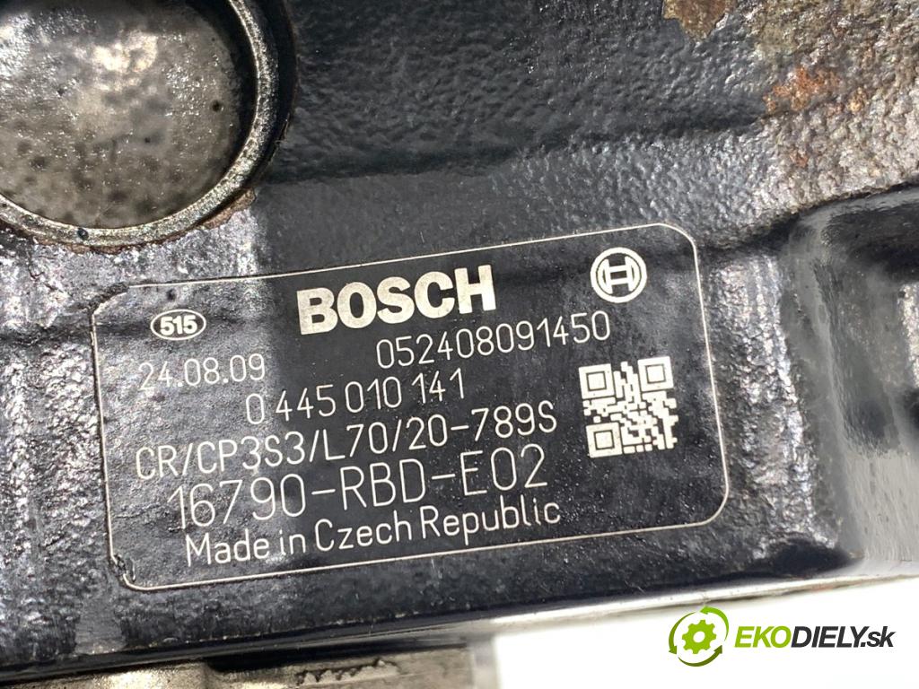 HONDA CR-V III SUV 2007 103 kW 2.2 i-CTDi 4WD (RE6) 2204 Pumpa vstrekovacia 0445010141 (Vstrekovacie čerpadlo)