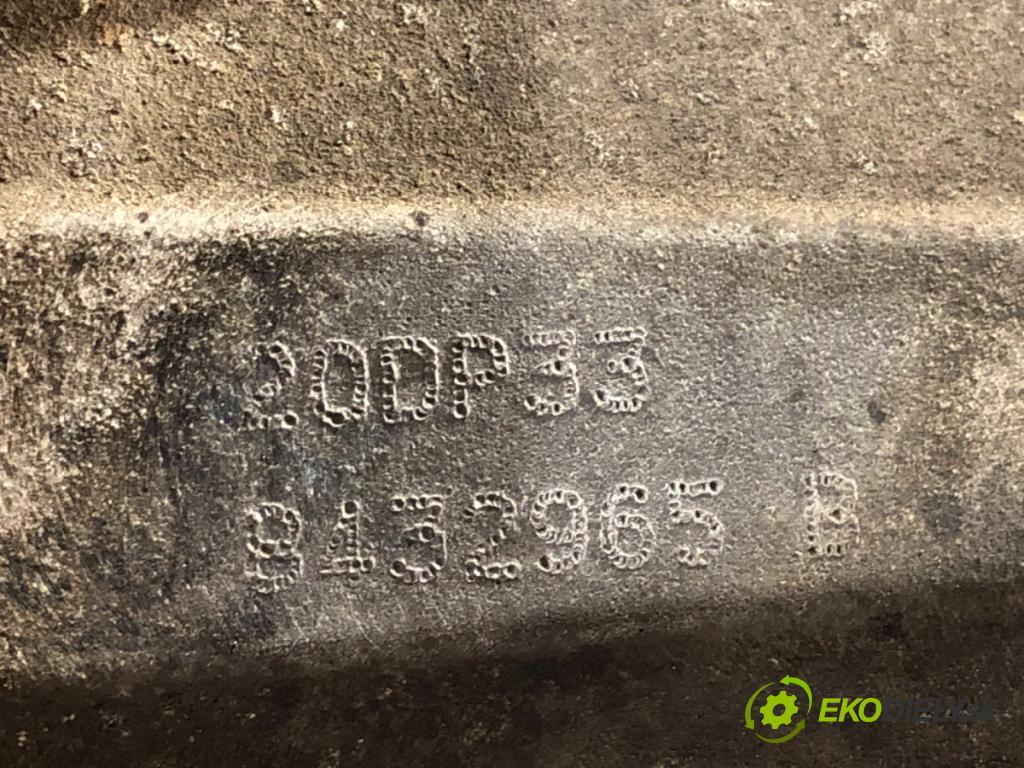 CITROEN BERLINGO II Nadwozie pełne/minivan 2015 55 kW 1.6 HDi 75 1560 Prevodovka 20DP33 (Prevodovka)