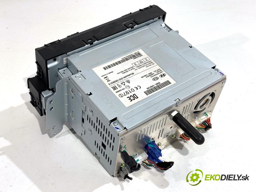 KIA OPTIMA sedan 2016 104 kW 1.7 CRDi 1685 RADIO 96560-D4501WK (Audio zariadenie)