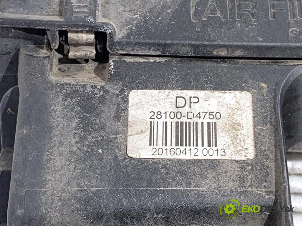 KIA OPTIMA sedan 2016 104 kW 1.7 CRDi 1685 Obal filtra vzduchu 28100-D4750 (Obal vzduchového filtra)