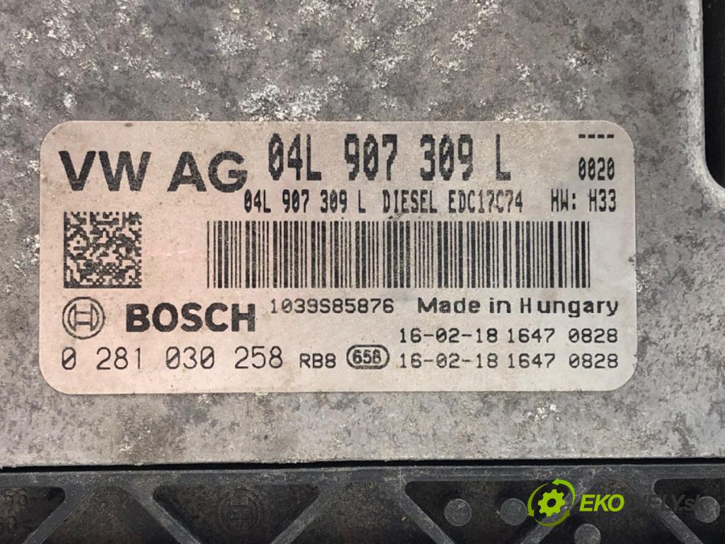 AUDI A4 B9 Kombi 2016 110 kW 2.0 TDI 1968 riadiaca jednotka Motor 04L907309L (Riadiaca jednotka)