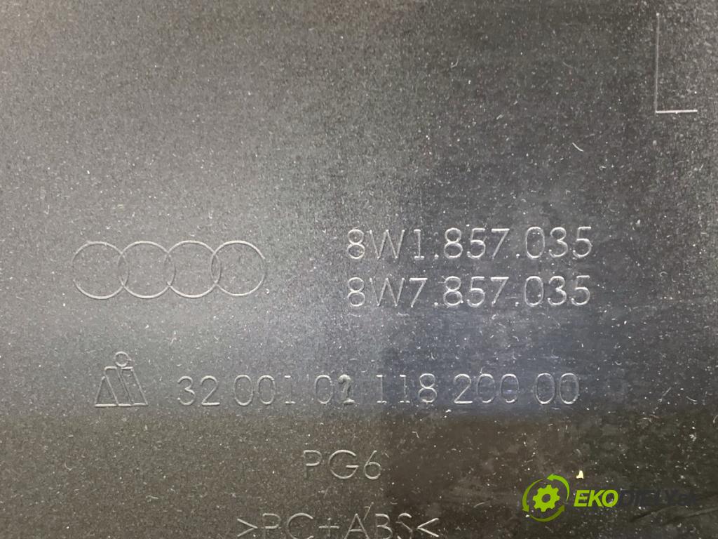 AUDI A4 B9 Kombi 2016 110 kW 2.0 TDI 1968 Priehradka, kastlík spolujazdca 8W1857035 (Priehradka (kastlík))