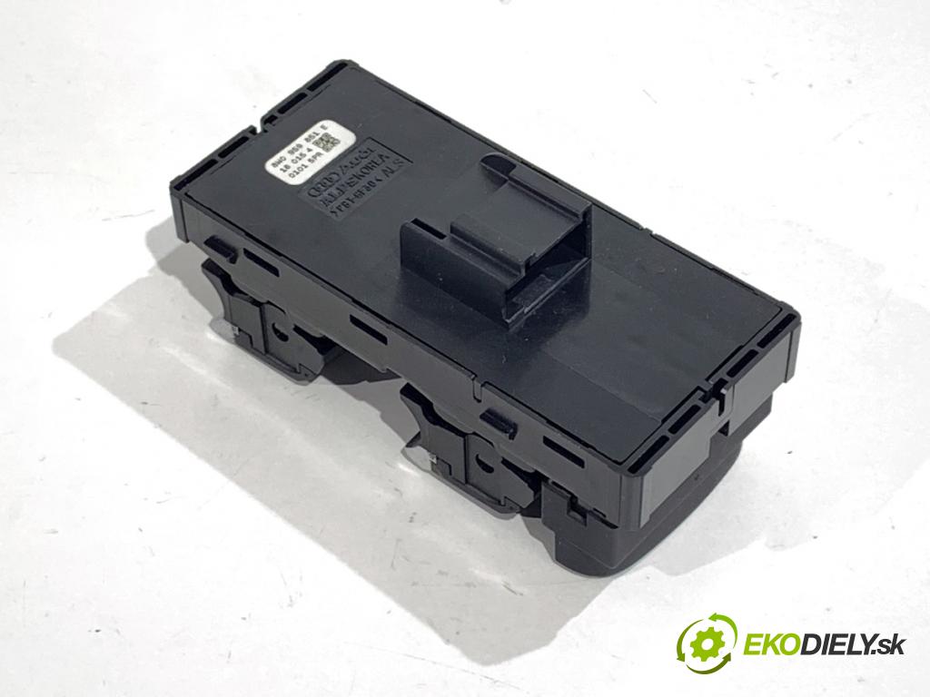 AUDI A4 B9 Kombi 2016 110 kW 2.0 TDI 1968 Prepínač okien 8W0959851E (Prepínacie páčky pod volantom)