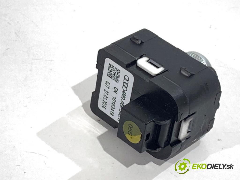 AUDI A4 B9 Kombi 2016 110 kW 2.0 TDI 1968 Prepínač nastavenia spätných zrkadiel 4M0959565H (Prepínacie páčky pod volantom)