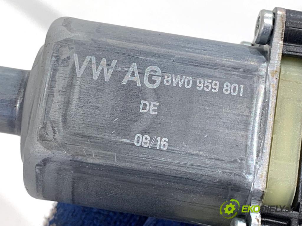 AUDI A4 B9 Kombi 2016 110 kW 2.0 TDI 1968 Mechanizmus okna ľavy predný 8W0837461