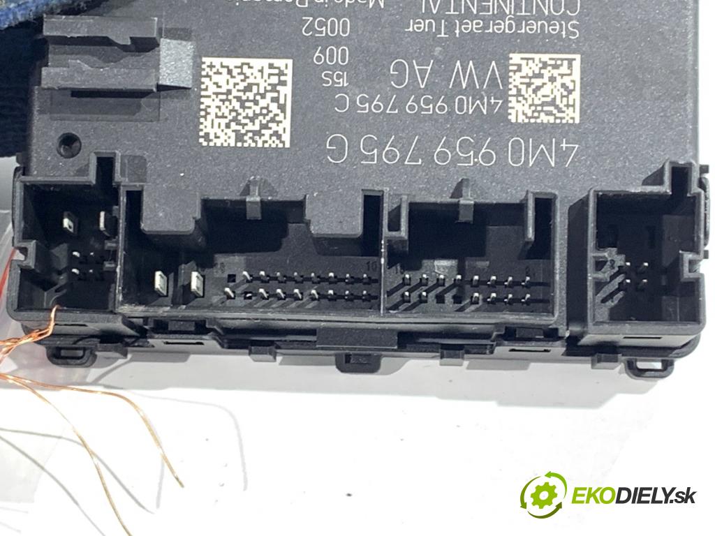 AUDI A4 B9 Kombi 2016 110 kW 2.0 TDI 1968 Modul Dvere zad ľavy 4M0959795G