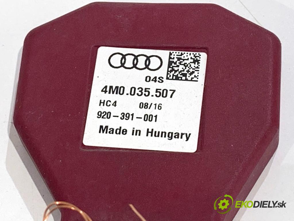 AUDI A4 B9 Kombi 2016 110 kW 2.0 TDI 1968 Zosilňovač Antenní: 4M0035507 (Zosilňovač)