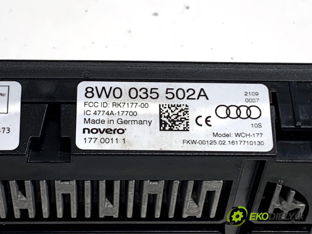 AUDI A4 B9 Kombi 2016 110 kW 2.0 TDI 1968 NABÍJAČKA: INDUKCIA: 8W0035502A
