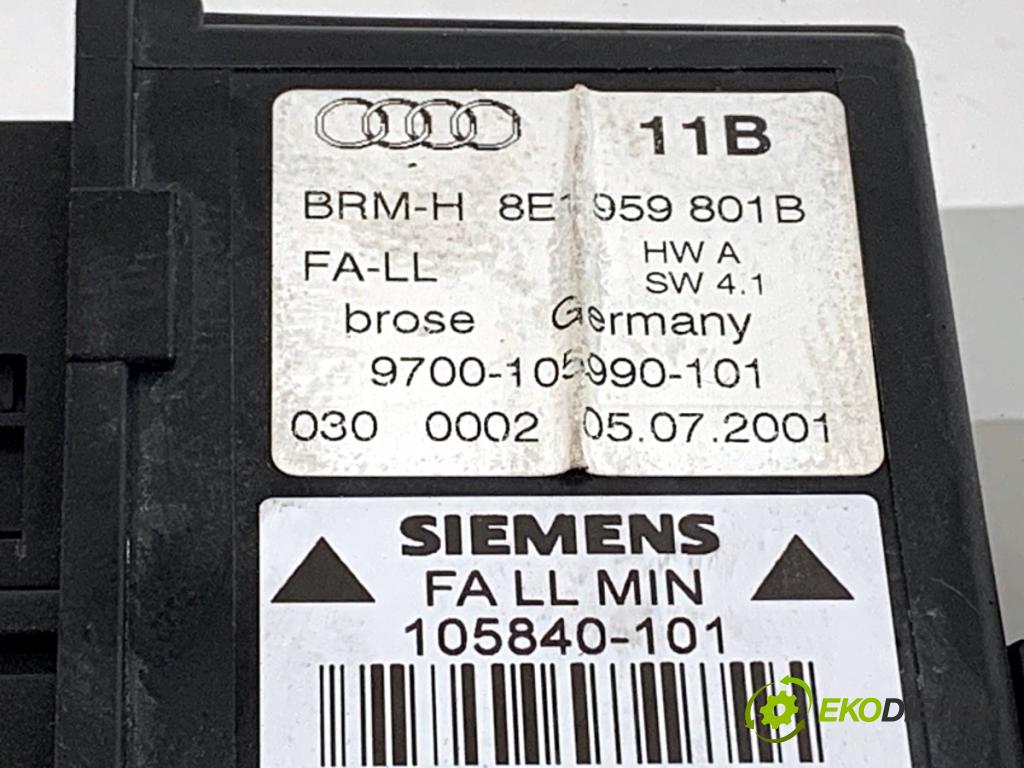 AUDI A4 B6 sedan 2001 96 kW 2.0 1984 Mechanizmus okna ľavy predný 8E1959801B