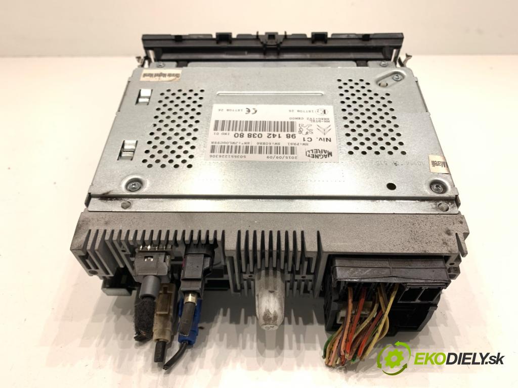 CITROEN BERLINGO II Nadwozie pełne/minivan 2015 55 kW 1.6 HDi 75 1560 Dislpej 9814203880 (Prístrojová doska)