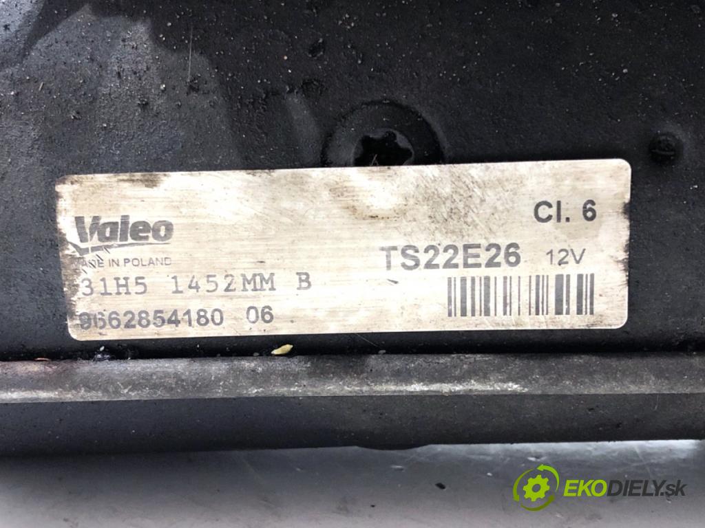 CITROEN BERLINGO II Nadwozie pełne/minivan 2015 55 kW 1.6 HDi 75 1560 startér 9662854180 (Startér)