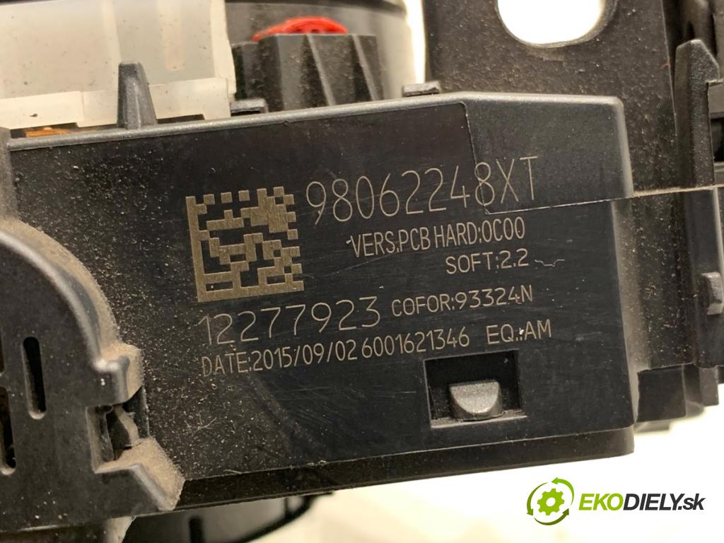 CITROEN BERLINGO II Nadwozie pełne/minivan 2015 55 kW 1.6 HDi 75 1560 Prepínač kombinovaný 98062248XT (Prepínacie páčky pod volantom)