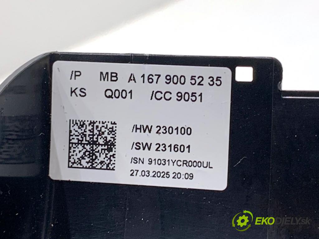 MERCEDES-BENZ GLE  2025 198 kW GLE 300 d 4-matic (167.109) 1993 Prepínač kombinovaný A1679005235 (Prepínacie páčky pod volantom)