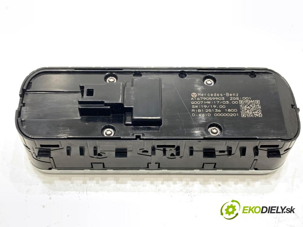 MERCEDES-BENZ GLE  2025 198 kW GLE 300 d 4-matic (167.109) 1993 Prepínač okien A1679059903 (Prepínacie páčky pod volantom)