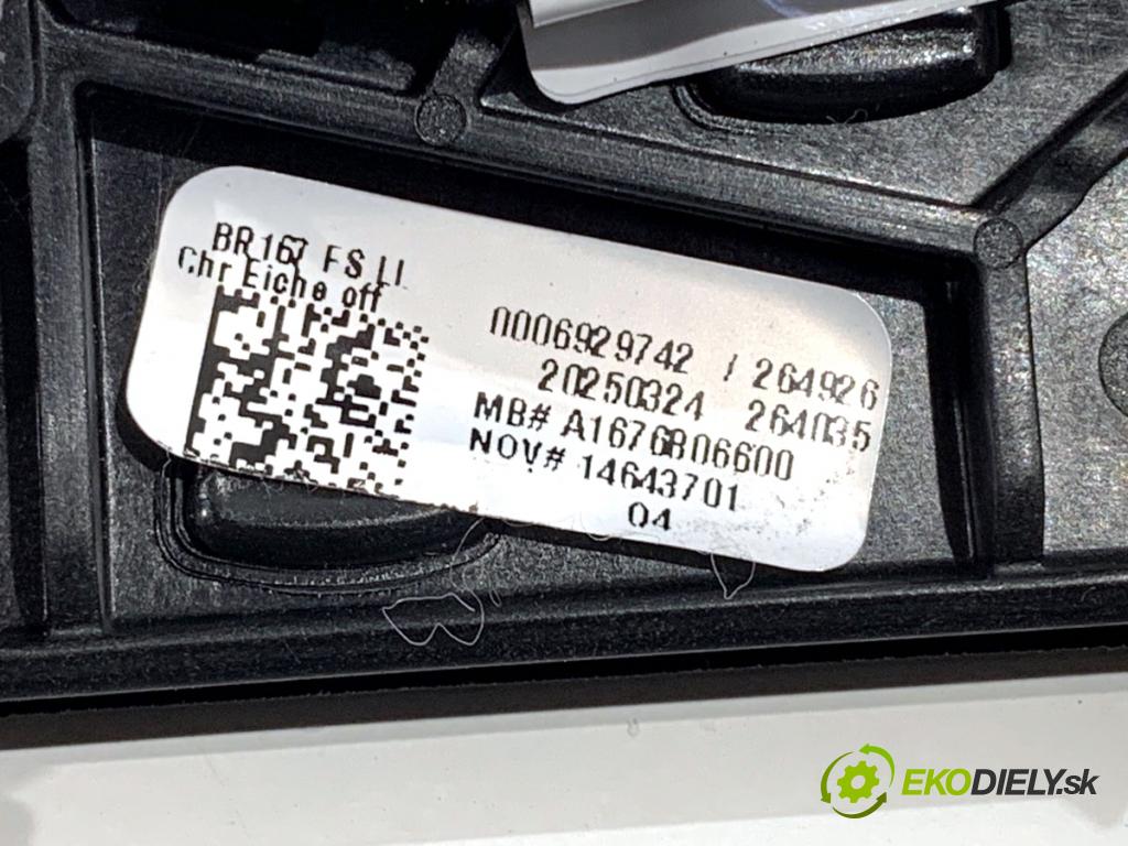 MERCEDES-BENZ GLE  2025 198 kW GLE 300 d 4-matic (167.109) 1993 lišty kryt A1676802502 A1677300302 (Lišta)