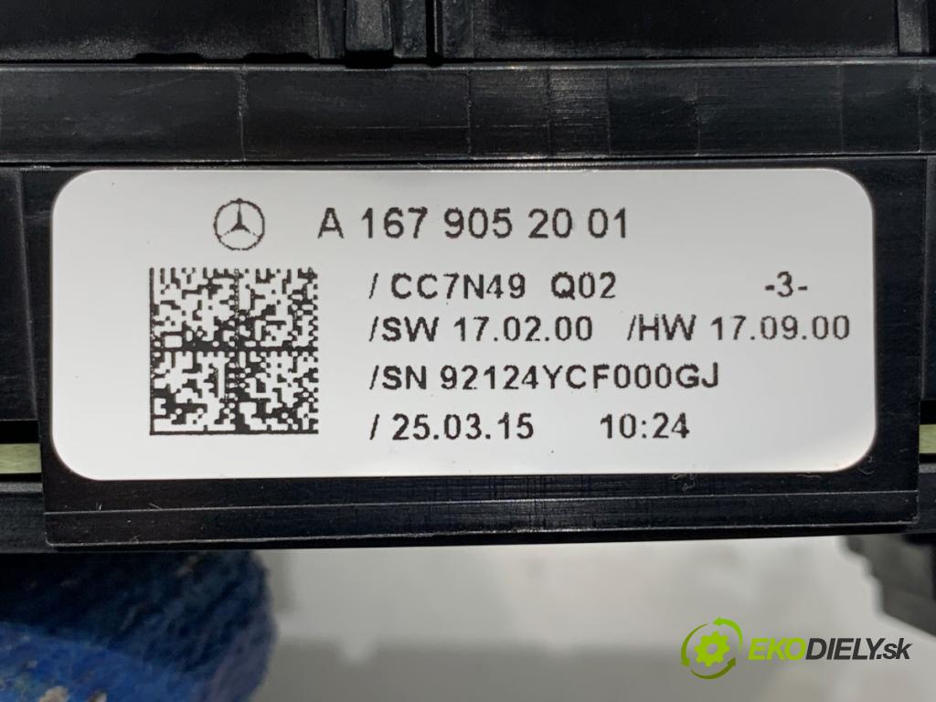 MERCEDES-BENZ GLE  2025 198 kW GLE 300 d 4-matic (167.109) 1993 Prepínač sedačky ľavy A1679052001