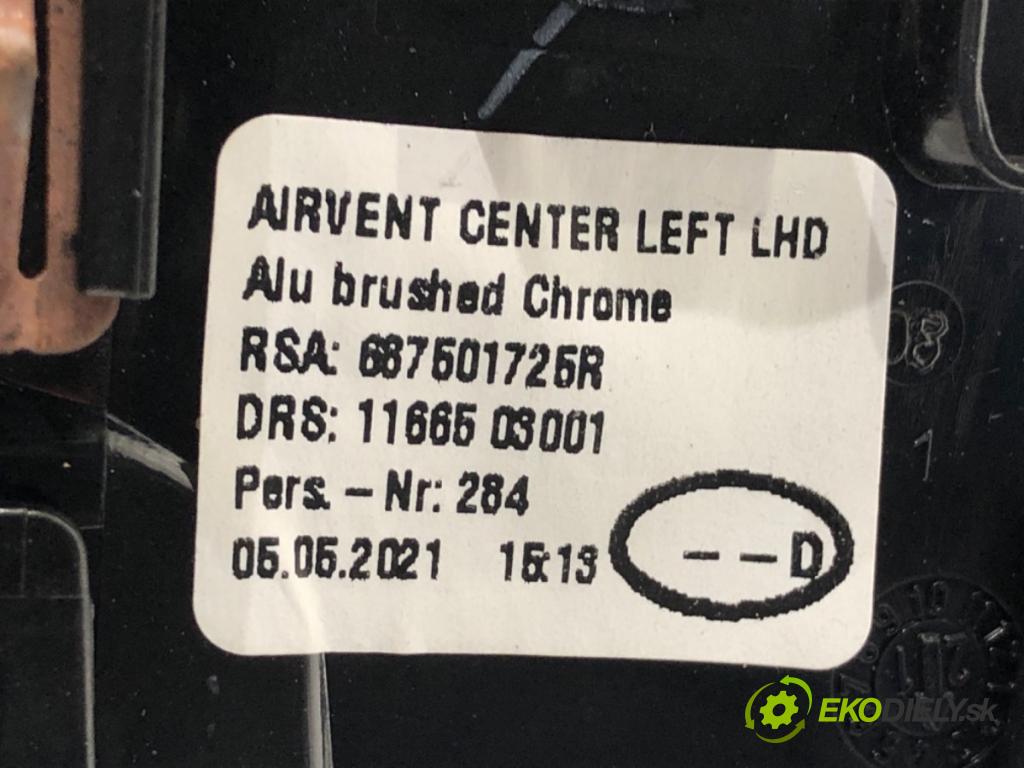 RENAULT CAPTUR II liftback 2021 67 kW 1.0 TCe 90 ECO-G (HFM6) 999 mří topení přední část 687501725R 687609954R