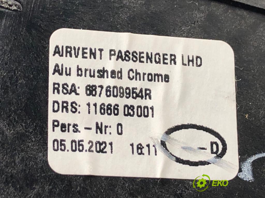 RENAULT CAPTUR II liftback 2021 67 kW 1.0 TCe 90 ECO-G (HFM6) 999 mří topení přední část 687501725R 687609954R