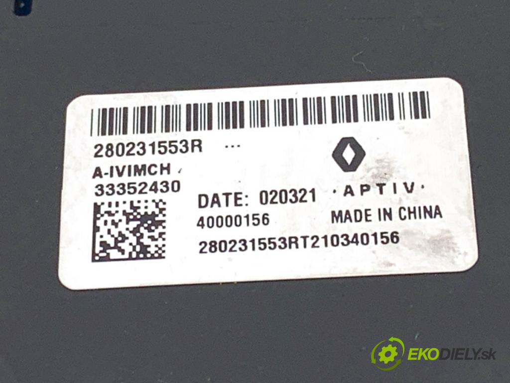 RENAULT CAPTUR II liftback 2021 67 kW 1.0 TCe 90 ECO-G (HFM6) 999 HNÍZDO: USB 280231553R