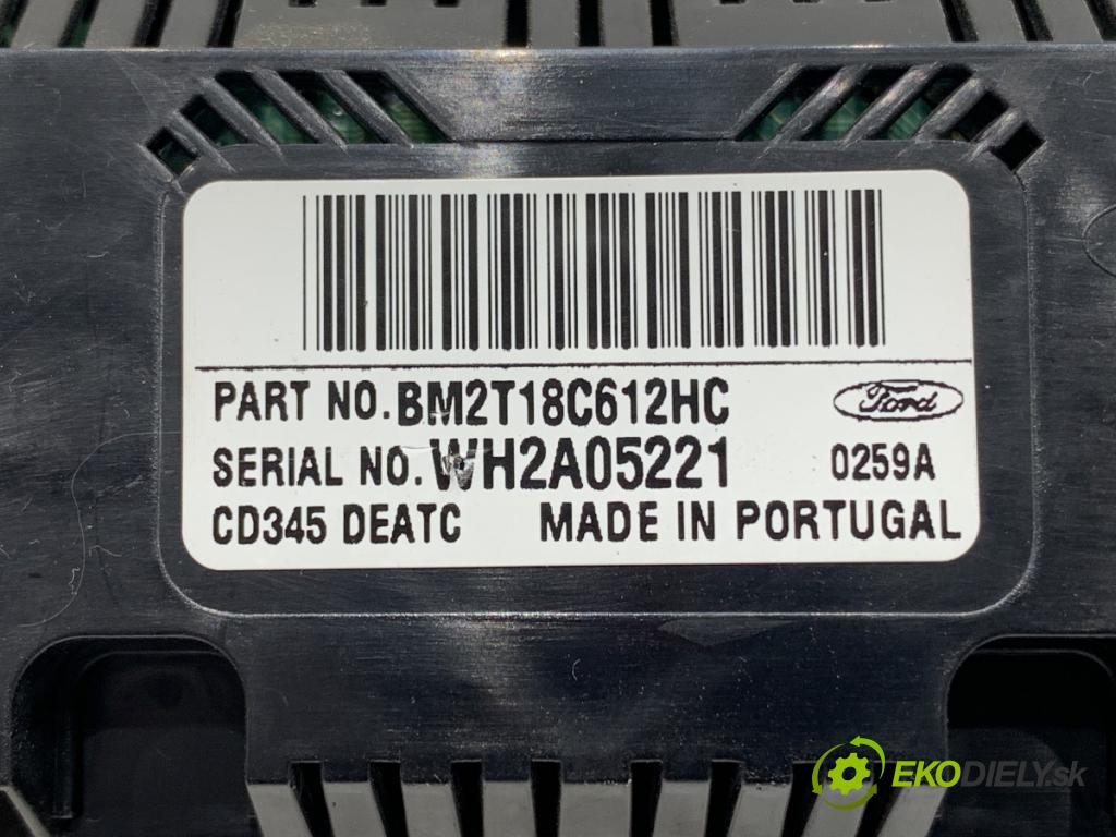 FORD MONDEO MK4 Kombi 2011 107 kW 2.0 1999 Panel ovládania kúrenia BM2T18C612HC (Prepínacie páčky pod volantom)